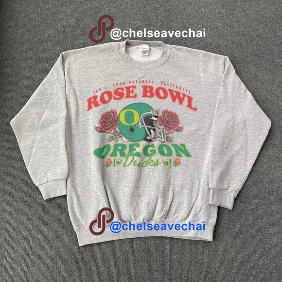 Oregon Duck Football Sweatshirt University of Oregon 2025 Rose Bowl Shirt tee - Picture 1 of 2